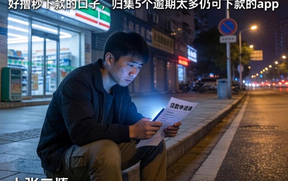 好撸秒下款的口子，归集5个逾期太多仍可下款的app