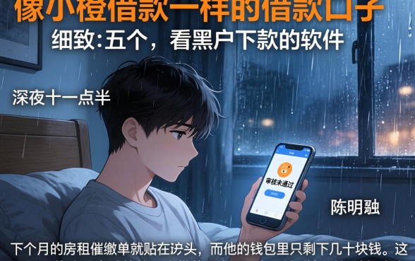 像小橙借款一样的借款口子，细致阐述五个不看黑户下款的软件