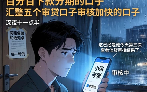 百分百下款分期的口子，汇整五个审贷口子审核加快的口子
