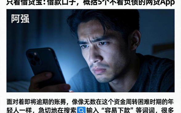 只看借贷宝的借款口子，概括5个不看负债的网贷app