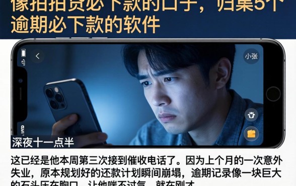 像拍拍贷必下款的口子，归集5个逾期必下款的软件