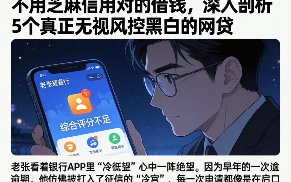 不用芝麻信用对的借钱,深入剖析5个真正无视风控黑白的网贷