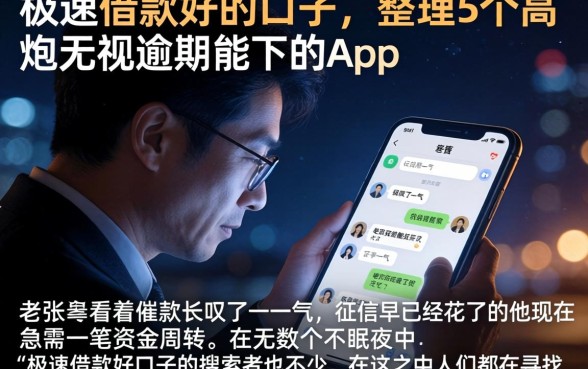 极速借款好的口子，整理5个高炮无视逾期能下的app