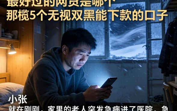 最好过的网贷是哪个，概览5个无视双黑能下款的口子