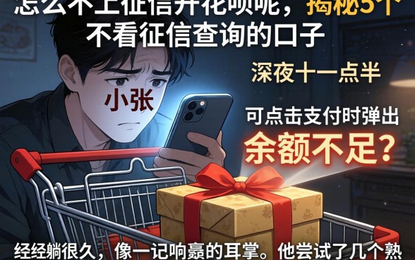 怎么不上征信开花呗呢，揭秘5个不看征信查询的口子