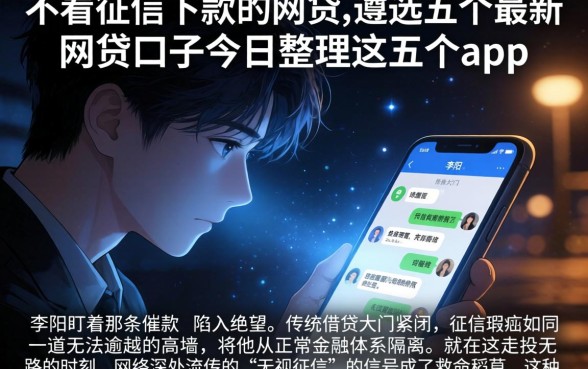 不看征信下款的网贷，遴选五个最新网贷口子今日整理这五个app