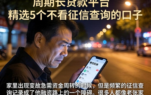 周期长的贷款平台，精选5个不看征信查询的口子