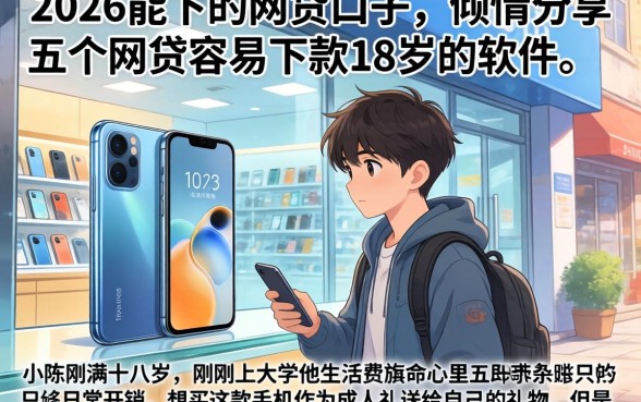 2026能下的网贷口子，倾情分享五个网贷容易下款18岁的软件