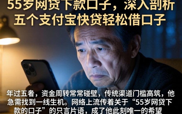 55岁网贷下款的口子，深入剖析五个支付宝快贷轻松借口子