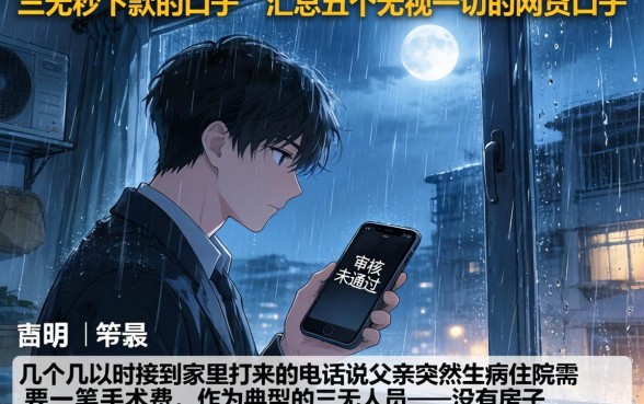 三无秒下款的口子，汇总五个无视一切的网贷口子