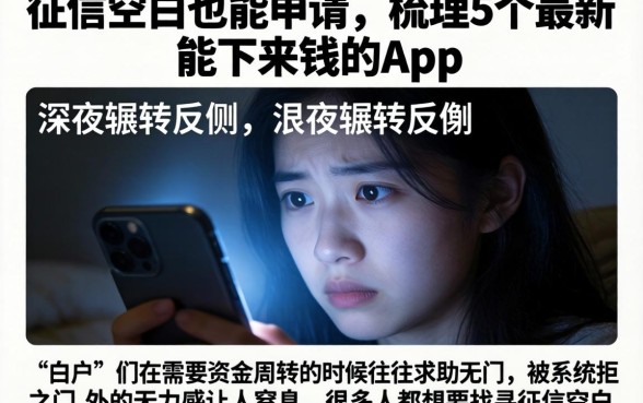 征信空白也能申请，梳理5个最新能下来钱的app