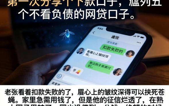 第一次分享个下款的口子，胪列五个不看负债的网贷口子
