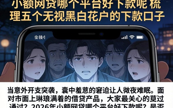 小额网贷哪个平台好下款呢，梳理五个无视黑白花户的下款口子