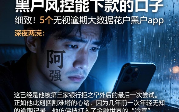 黑户风控能下款的口子，细致阐述5个无视逾期大数据花户黑户app
