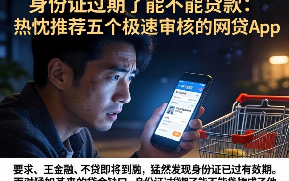 身份证过期了能不能贷款，热忱推荐五个极速审核的网贷app
