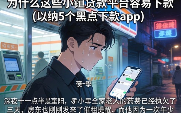 为什么这些小额贷款平台容易下款，归纳5个黑户下款app