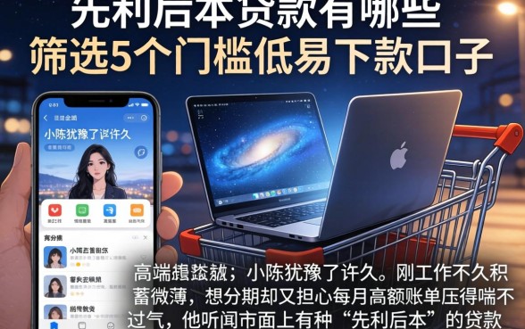 先利后本的贷款有哪些，筛选5个门槛低易下款口子