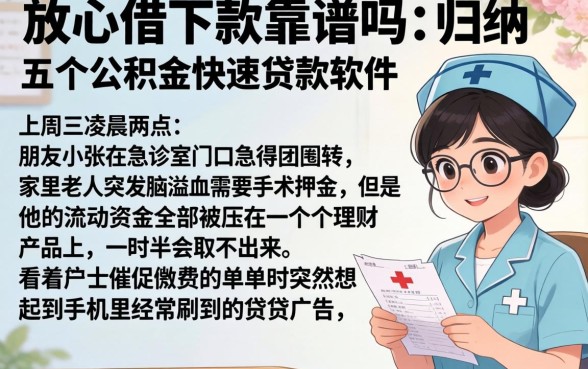 放心借下款靠谱吗，归纳五个公积金快速贷款软件