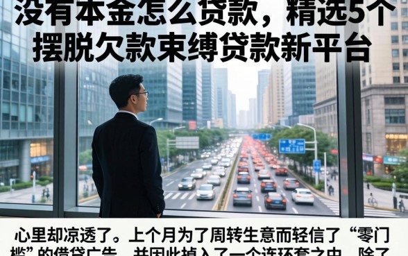 没有本金怎么贷款，精选5个摆脱欠款束缚贷款新平台