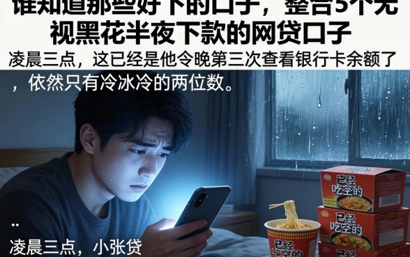 谁知道那些好下的口子，整合5个无视黑花半夜下款的网贷口子