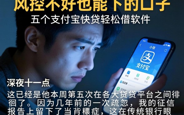 风控不好也能下的口子，详细阐述五个支付宝快贷轻松借软件