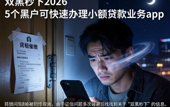 双黑秒下2026，详细阐述5个黑户可快速办理小额贷款业务的app