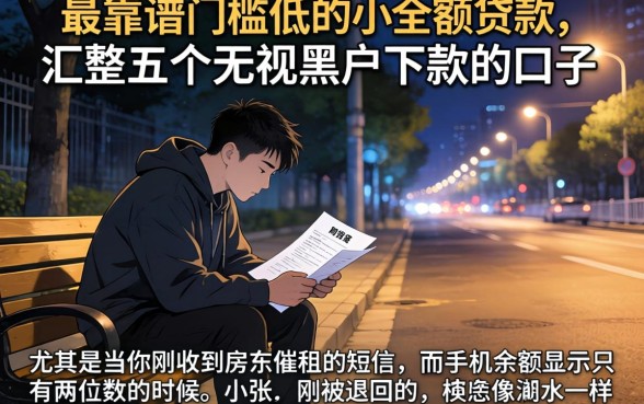 最靠谱门槛低的小额贷款，汇整五个无视黑户下款的口子