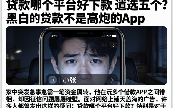 贷款哪个平台好下款，遴选五个黑白贷款不是高炮的app