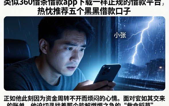 类似360借条借款app下载一样正规的借款平台，热忱推荐五个黑户借款口子