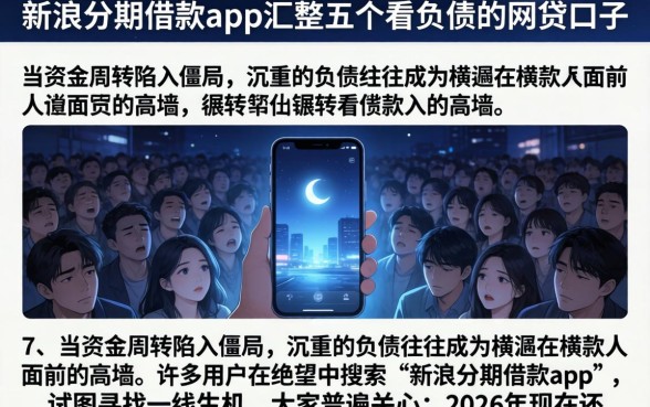 新浪分期借款app，汇整五个不看负债的网贷口子
