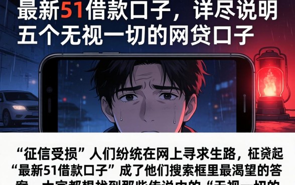 最新51借款口子,详尽说明五个无视一切的网贷口子