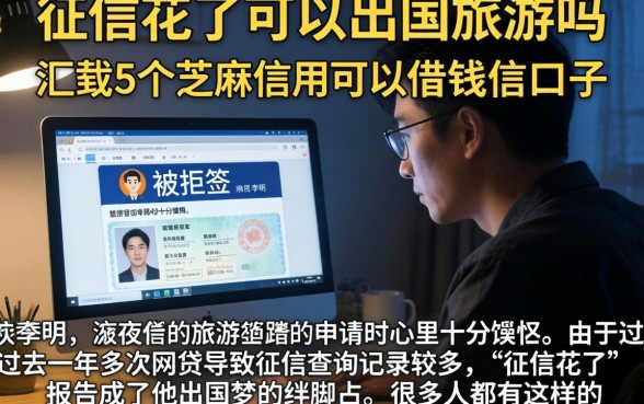 征信花了可以出国旅游吗，汇整5个芝麻信用可以借钱的口子