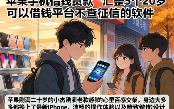 苹果手机借钱贷款，汇整5个20岁可以借钱平台不查征信的软件