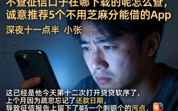 不查征信口子在哪下载的呢怎么查,诚意推荐5个不用芝麻分能借的app