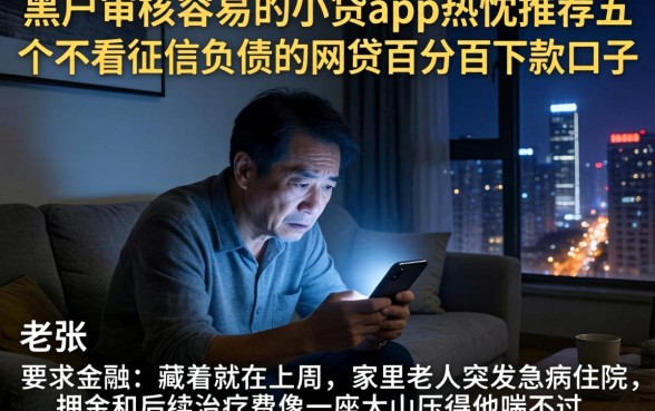 黑户审核容易的小贷app，热忱推荐五个不看征信负债的网贷百分百下款口子