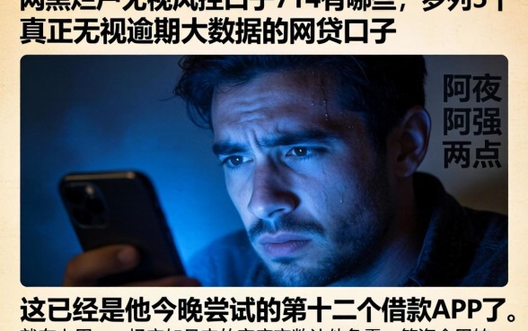 网黑烂户无视风控口子714有哪些，罗列5个真正无视逾期大数据的网贷口子