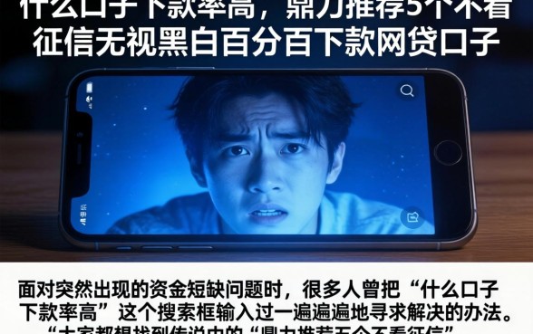 什么口子下款率高，鼎力推荐5个不看征信无视黑白百分百下款网贷口子