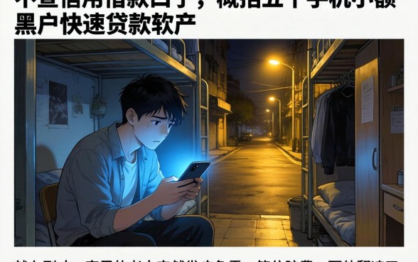 不查信用的借款口子，概括五个手机小额黑户快速贷款软件