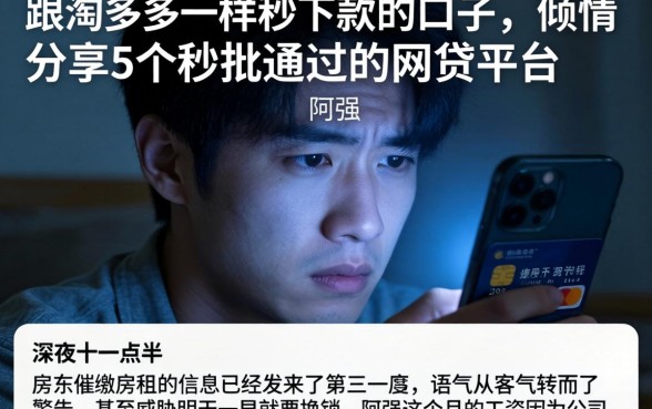 跟淘多多一样秒下款的口子,倾情分享5个秒批通过的网贷平台