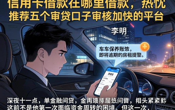 信用卡借款在哪里借款，热忱推荐五个审贷口子审核加快的平台