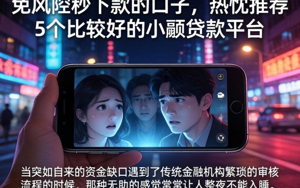 免风控秒下款的口子，热忱推荐5个比较好的小额贷款平台