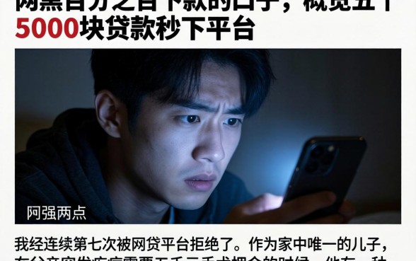 网黑百分之百下款的口子，概览五个5000块贷款秒下平台