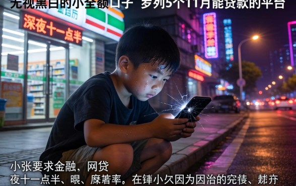 无视黑白的小额口子，罗列5个11月能贷款的平台
