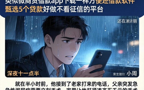 类似微商贷借款app下载一样方便的借款软件，甄选5个贷款好做不看征信的平台