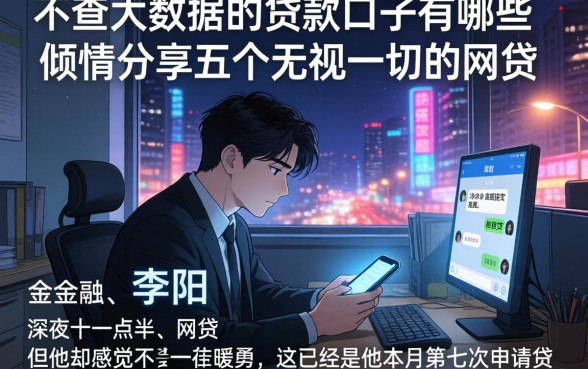 不查大数据的贷款口子有哪些，倾情分享五个无视一切的网贷