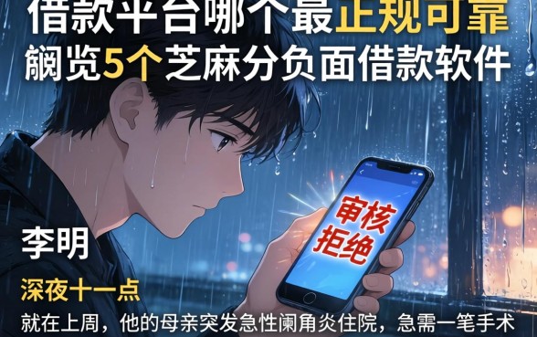 借款平台哪个最正规可靠，概览5个芝麻分负面借款的软件