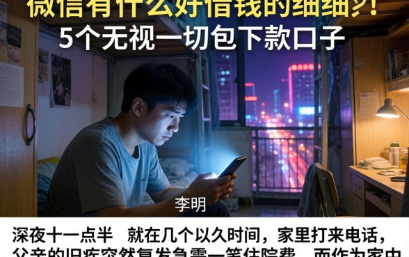 微信有什么好借钱的，细致阐述5个无视一切包下款口子