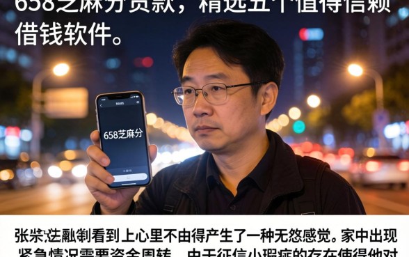 658芝麻分贷款,精选五个值得信赖的借钱软件