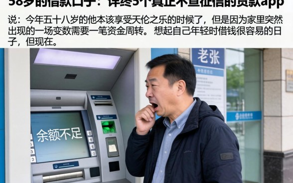 58岁的借款口子，详尽说明5个真正不查征信的贷款app