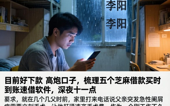 目前好下款的高炮口子，梳理五个芝麻借款实时到账速借软件